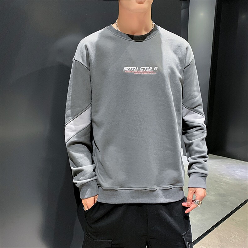 圆领卫衣男2021春秋季新款韩版潮流宽松百搭长袖印花休闲上衣P25,男装卫衣,星座217-4