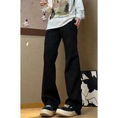 自拍图大胆上美式cleanfit休闲裤百搭直筒卫裤男长裤K3662-特P42，男装休闲裤，电商B295