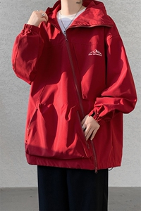 8XL-M 特大码春季Cityboy宽松冲锋衣夹克男女上衣外套男JK1310P85图片