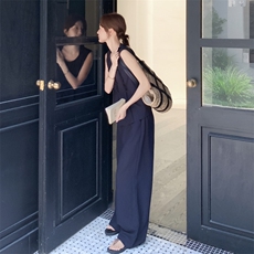 现货210-3273-P165-K218新款法式宽松马甲上衣配阔腿裤2025年夏季，女装套装/套裙，浙宝210（原浙宝191）