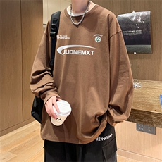 抖音得物供货量大从优可提供视频美式长袖T恤CT576特P28，男装T恤，电商A486