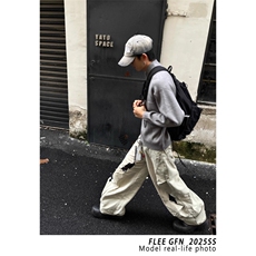 逃离光复南美式复古拉链圆领针织毛衣男女潮宽松氛围感开衫外套，男装针织衫/毛衣，星座506A