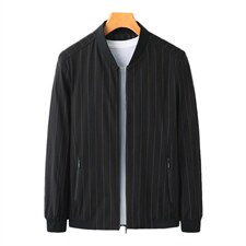 男装夹克春夏高端薄款男士外套中年商务休闲修身潮流运动服时尚，男装夹克，电商B212（原钱塘6029）