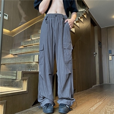 2025夏季新款薄款透气工装口袋宽松休闲裤B315-K24230-特p35控68，男装工装外套，电商B315