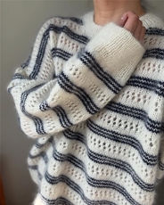 2025年秋季时尚百搭通勤条纹镂空羊毛衫休闲/淑女，女装羊毛衫，佳弈羊绒