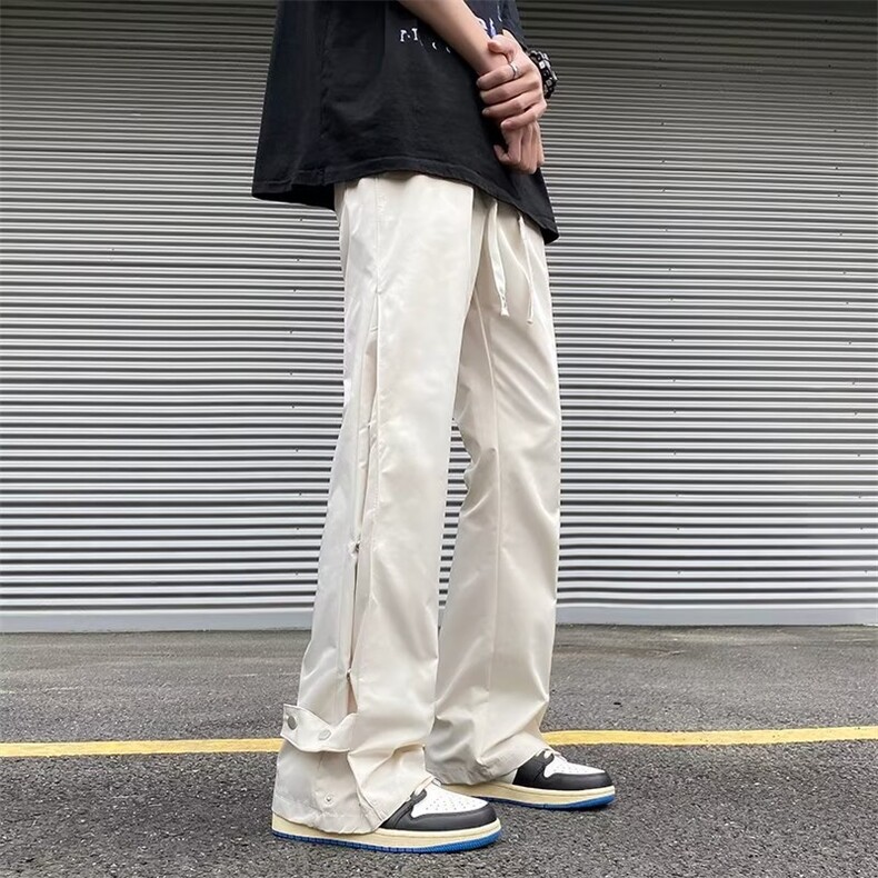 冲锋裤男春秋工装vibe大码休闲长裤美式高街机能微喇裤子SA130P36,男装休闲裤,星座1116-2