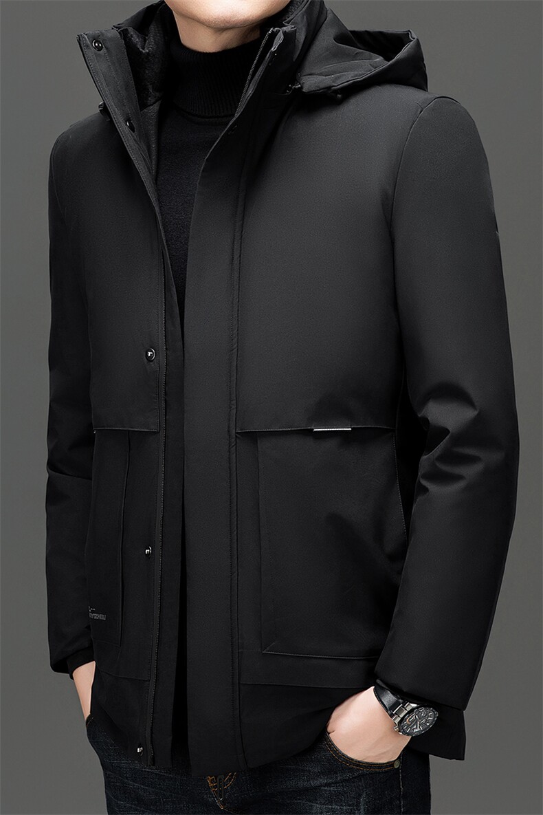 羽绒服中年男士2026年冬季加厚保暖三合一可拆卸商务休闲外套男款,男装羽绒服,电商B212（原钱塘6029）