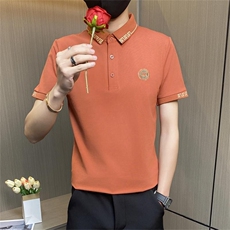 PL034-特P40控65polo衫短袖男夏季潮牌翻领T恤刺绣商务休闲，男装Polo衫，电商D310B-1