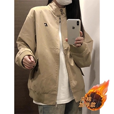 美式复古夹克外套新款宽松立领男女款上衣潮M800-P66，男装夹克，星座208-5