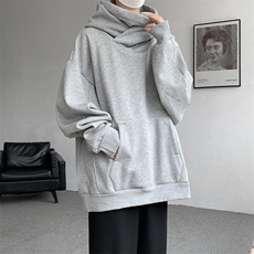 8XL-M刺客美式机能风外套高领连帽卫衣男加绒加厚上衣WY14P68控88，男装卫衣，电商D206-1