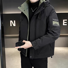 连帽重工机能潮流羽绒服525-P195，男装羽绒服，星座703-1
