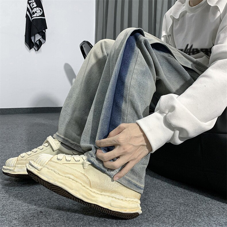 2023秋季高街美式休闲裤子男ins潮牌街头复古牛仔裤K5194-P39,男装牛仔裤,星座512-2