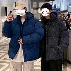 港风棉衣男冬季加厚大码潮流百搭冬装面包棉服棉袄外套MY2358-P75，男装棉衣，星座717