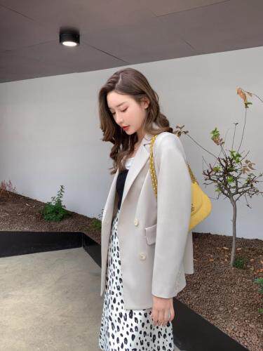 【现货】秋季新款简约韩版时尚西装，女装西装，法贝萱