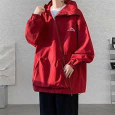 8XL-M特大码春季Cityboy宽松冲锋衣夹克男女上衣外套男JK1310P85，男装夹克，电商D206-1