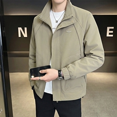 店主风新款夹克外套男春秋休闲百搭时尚立领男士夹克S8621-P80，男装夹克，星座310B-3