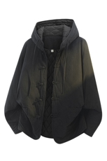 连帽棉衣风男新款大码外套纯色潮冬季保暖棉服平铺1218p148，男装棉衣，电商A016