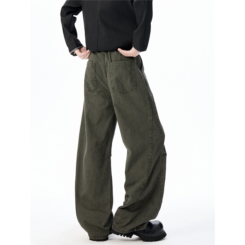 XT096-秋冬退洗300g无弹高品拼接休闲裤(P50X88)8，男装休闲裤，电商C315