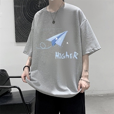 华夫格t恤男短袖男大码五分袖大皂风HT73270-P22，男装T恤，电商A040
