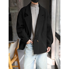 加棉加厚毛呢大衣西服宽松风衣504-F66-P75控118（加棉P85控128），男装西服，星座504