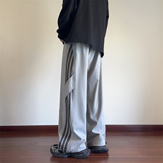 ！815A-MK98502-P42特美式条纹工装裤休闲裤直筒运动裤男，男装工装外套，星座815A