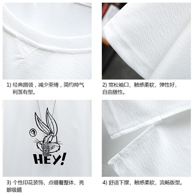 Q11179-P30春夏季七分袖t恤男大码五分袖男短袖中袖展架,男装T恤,电商A040A