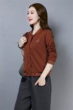 短外套2021年春季长袖显瘦修身潮流简约个性拉链口袋，女装短外套，独衣靓