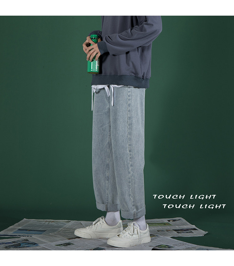 港风青春潮流舒适宽松牛仔裤X715NZ012批40,男装牛仔裤,星座715