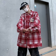 男秋季新款长袖衬衫毛呢刺绣外套CHT11P48，男装衬衫，星座1116-2