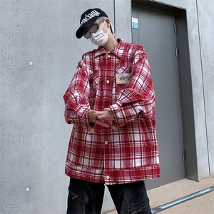 男秋季新款长袖衬衫毛呢刺绣外套 CHT11 P48图片