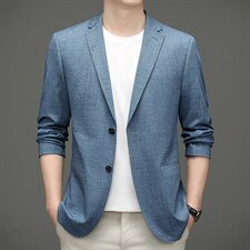 BZ82376钱塘2020-2中青年男士时尚休闲百塔简约西服外套P145，男装西服，钱塘207-2