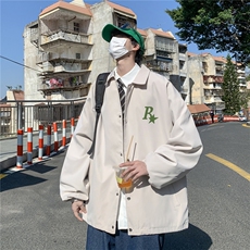 ！23秋季新款宽松大码港风R星夹克外套JK16134-P50控68，男装夹克，星座508（原C305）
