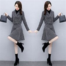香莘料2025春秋装新款时尚套裙两件套2006，女装套装/套裙，香莘料