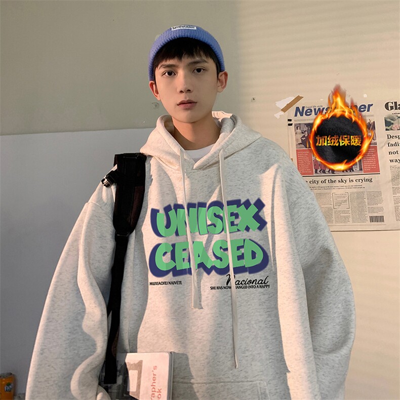 抖音供货、复合重磅加绒现货连帽卫衣宽松D223A-JR-WY2319-特P40,男装卫衣,电商019-1