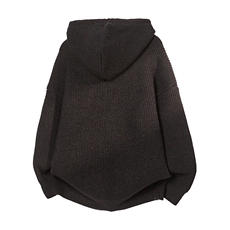 光板二开冬季连帽开衫毛衣宽松加厚情侣针织衫M9903TP60，男装针织衫/毛衣，电商A247