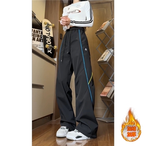 815A-K326-P55控98 加绒冬季明线美式冲锋裤女工装裤登山休闲长裤图片