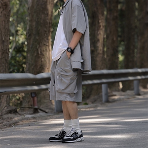 2025夏季 CITYBOY日系宽松 短裤 可与2304Y短衬衫作为一套卖图片