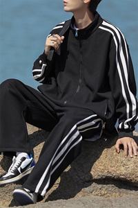 2026秋季 团购班服 运动服 开衫卫衣套装两件套 TZ573P100 控138图片