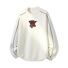 得物供货、复合重磅420克现货圆领卫衣宽松HD019-1-YLT25272-P35，男装卫衣，电商019-1