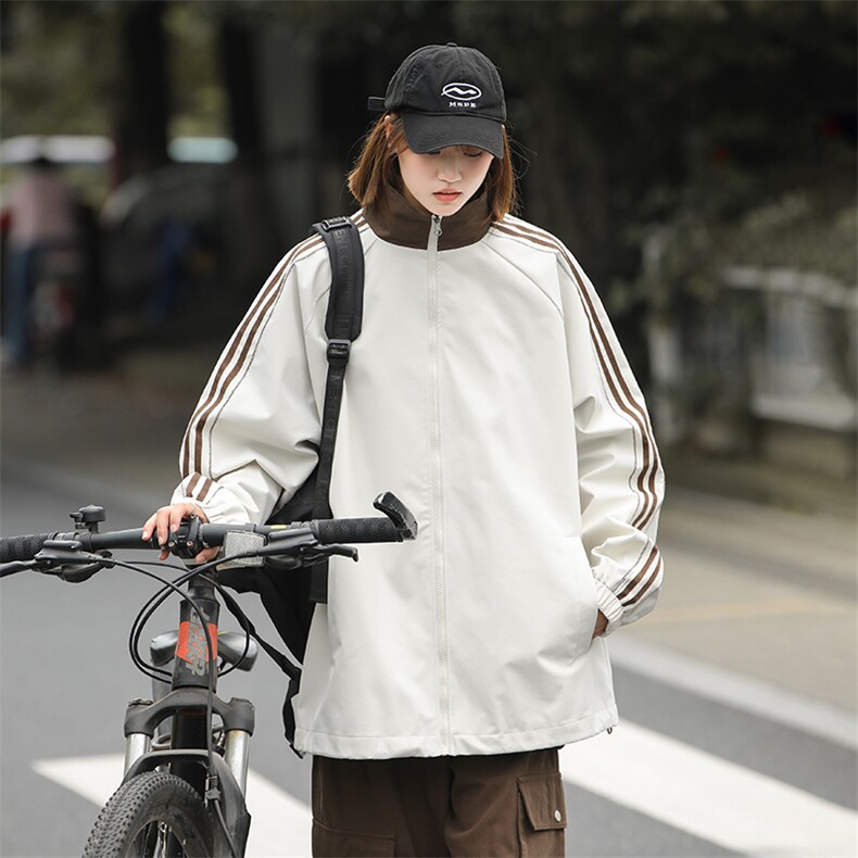 815A-JK96022-P62特2025秋季三杠外套秋装休闲夹克女中性,男装夹克,星座815A