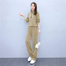 今年流行卫衣套装春秋装2025年新款女装时尚休闲洋气裤子两件套潮，女装套装/套裙，梦依杭