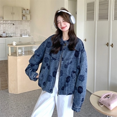 出货春新款提花牛仔外套2c198-6818-P165K248，女装短外套，2C198