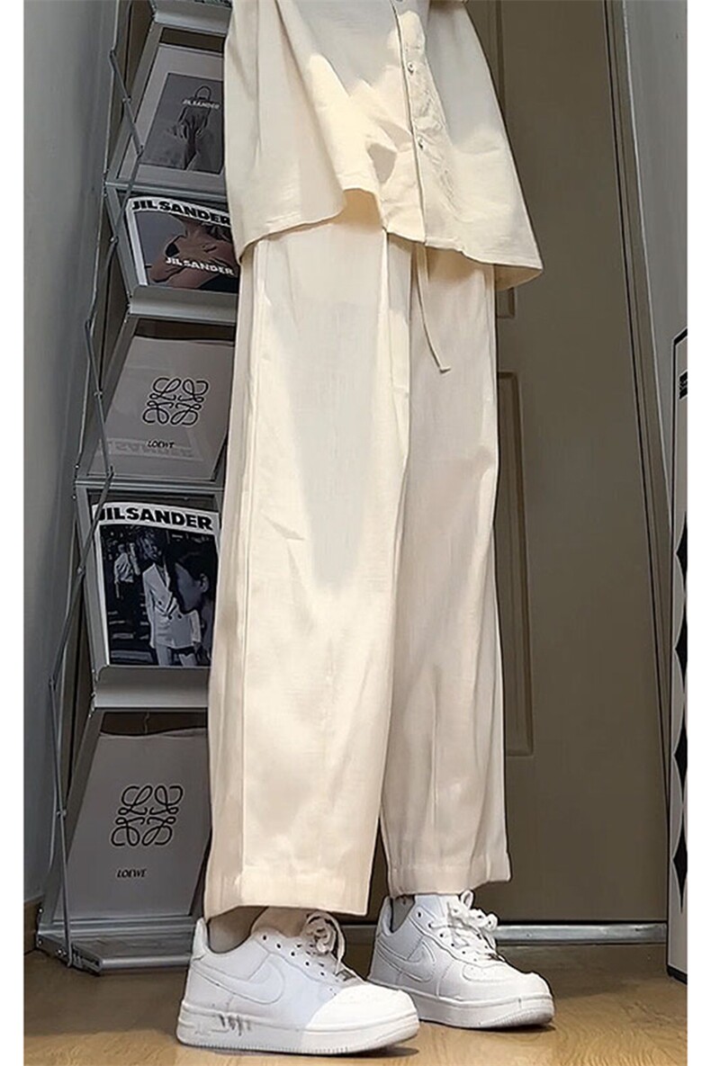 潮流高腰显瘦日系宽松萝卜裤休闲直筒阔腿K72028-P40【特价】,男装休闲裤,电商A007
