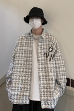1港风长袖夹克男大码中性风情侣潮大皂风夹克男CCS8019P45控68，男装夹克，星座226-2