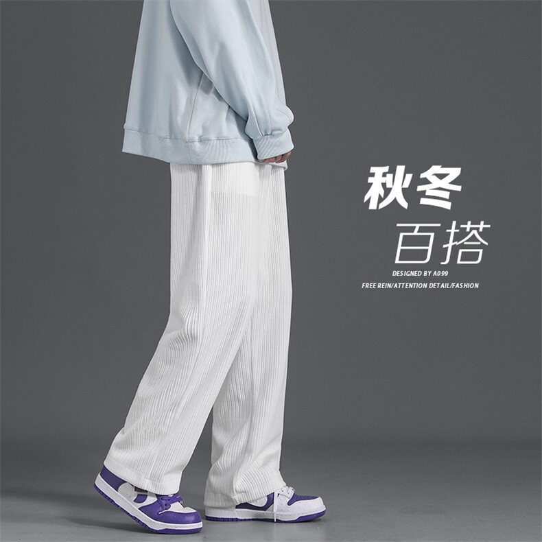 深度库存秋冬加厚拖地裤子灯芯绒宽松休闲裤长裤男K315P35加绒P45,男装卫衣,电商A099