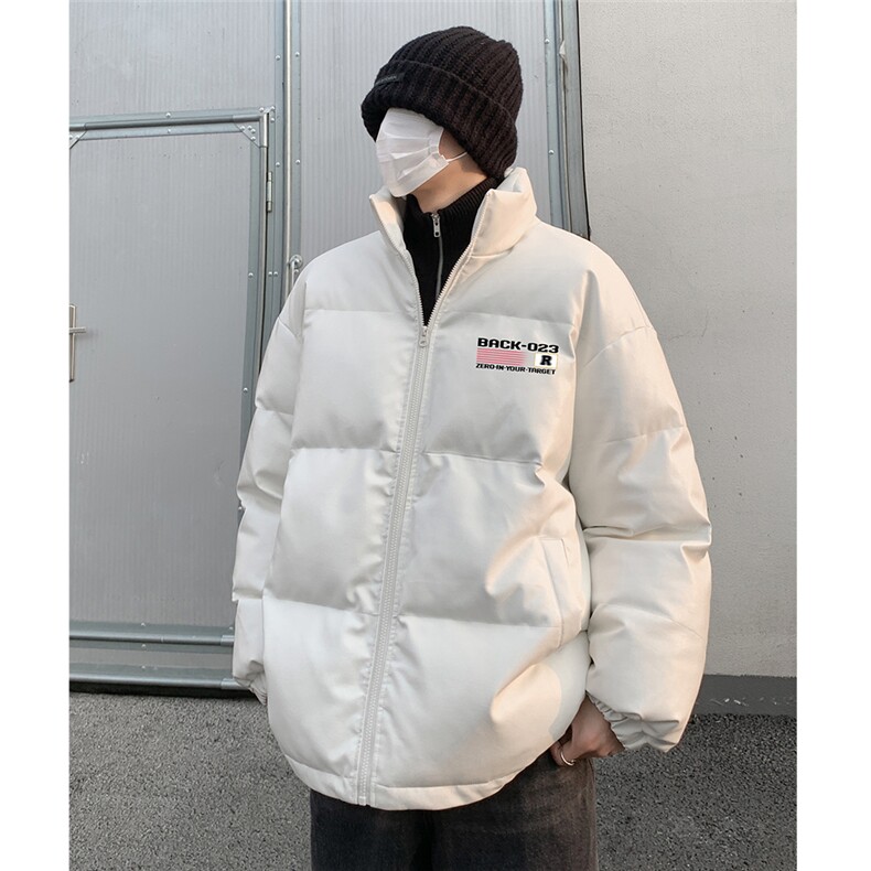 港风23新款冬季时尚百搭宽松PU皮棉服外套MY6456P115控158,男装棉衣,电商A268A