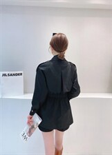 现货区…金属扣质感中长款风衣质感绝绝子补单款，女装风衣，HEMAIXI 和麥熙