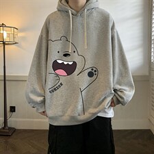 纯棉连帽卫衣男大码运动帽衫宽松薄WY2131-P35加绒款-P40，男装卫衣，电商A040