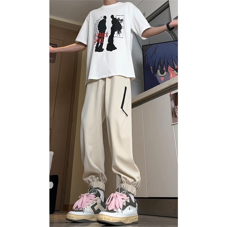 2025夏季新款冰丝束脚裤休闲裤XZ806-CK03031特P35控68图片
