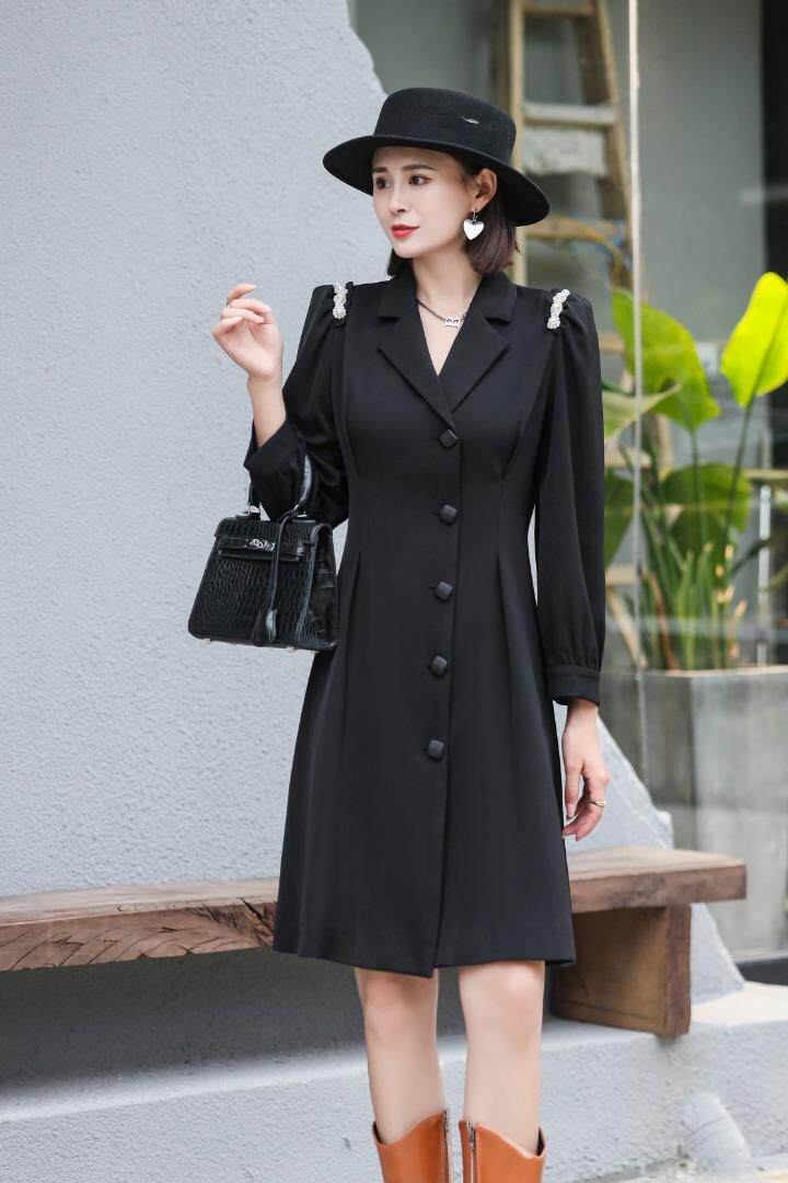 秋装连衣裙，斜纹，女装连衣裙，雪飞诗